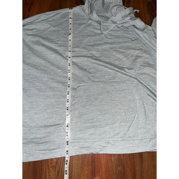Nike Dri-Fit Women's Grey Cropped Hoodie Size XL - Picture 6 of 9